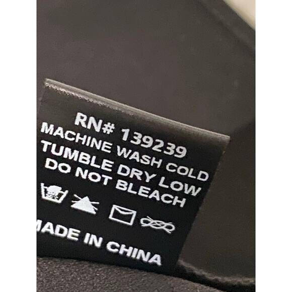 Tuckernuck Pomander Place Black Maribe Dress Midi Size Medium Asymmetrical - Picture 5 of 12